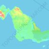 Pulau Biak topographic map, elevation, terrain