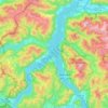 Lake Como topographic map, elevation, terrain