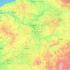 Sena topographic map, elevation, terrain