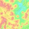 Santa Rosa topographic map, elevation, terrain