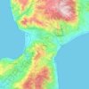 Catanzaro topographic map, elevation, terrain