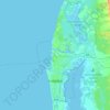 Liepaja topographic map, elevation, terrain