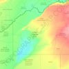 Chobe National Park topographic map, elevation, terrain