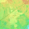 Borkheide topographic map, elevation, terrain