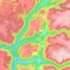 Singles topographic map, elevation, terrain