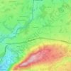 Eugendorf topographic map, elevation, terrain