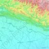 Madhesh Province topographic map, elevation, terrain