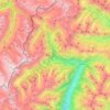 Moso in Passiria topographic map, elevation, terrain