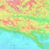 Palpa topographic map, elevation, terrain