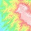 Frías topographic map, elevation, terrain