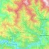 Pokhari topographic map, elevation, terrain