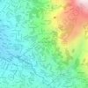 Trece de Noviembre topographic map, elevation, terrain