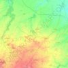 Mahoba topographic map, elevation, terrain