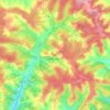 Saint-Aquilin topographic map, elevation, terrain