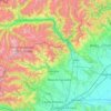 Dora Baltea topographic map, elevation, terrain