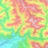 Kalsi topographic map, elevation, terrain