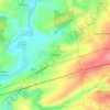 Louvigny topographic map, elevation, terrain