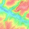 Boubers-sur-Canche topographic map, elevation, terrain