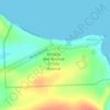 Monkey Mia topographic map, elevation, terrain