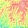 Pirapozinho topographic map, elevation, terrain