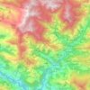 Modi topographic map, elevation, terrain