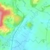 Montsaugeon topographic map, elevation, terrain