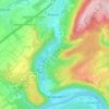 Klüsserath topographic map, elevation, terrain