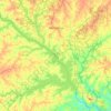 J. Strom Thurmond Reservoir topographic map, elevation, terrain
