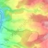 Kreuzweiler topographic map, elevation, terrain