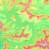 Mulshi Lake topographic map, elevation, terrain