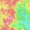 Saint-Setiers topographic map, elevation, terrain