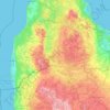 Venta topographic map, elevation, terrain