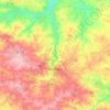 Bressuire topographic map, elevation, terrain