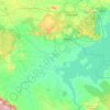 Singrauli Tahsil topographic map, elevation, terrain