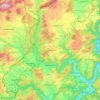 Lichtenfels topographic map, elevation, terrain