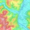Obernburg topographic map, elevation, terrain