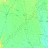 Palwal topographic map, elevation, terrain