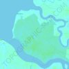 Pusa topographic map, elevation, terrain