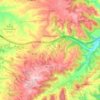 Montmaneu topographic map, elevation, terrain