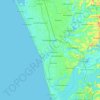 Karunagappally topographic map, elevation, terrain