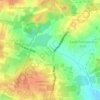 Kannuru topographic map, elevation, terrain