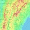 Nuevo Hampshire topographic map, elevation, terrain