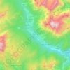 Borca di Cadore topographic map, elevation, terrain