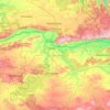Sonbhadra topographic map, elevation, terrain
