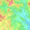 Boltaña topographic map, elevation, terrain