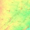 Tonk topographic map, elevation, terrain