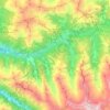 Gerlos topographic map, elevation, terrain