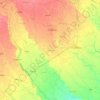 Sambhal topographic map, elevation, terrain