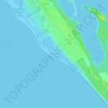 Praia de Troia (Galé) topographic map, elevation, terrain