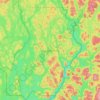 Zec Jeannotte topographic map, elevation, terrain